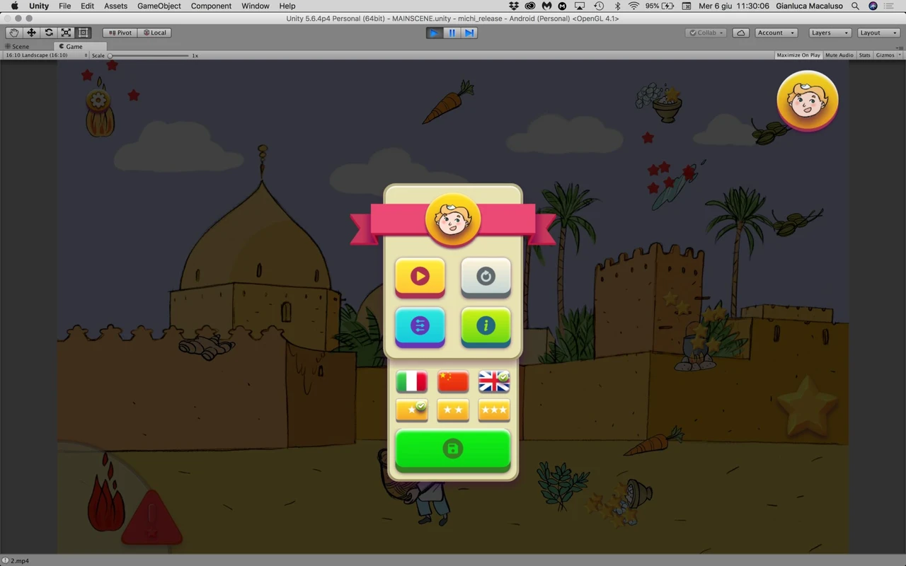 Michielan Museum - Michi - Game options