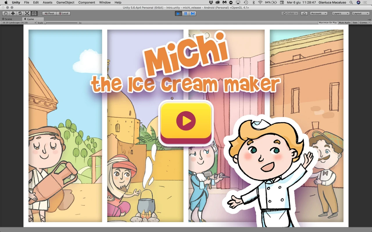Michielan Museum - Michi - Welcome screen